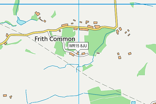 WR15 8JU map - OS VectorMap District (Ordnance Survey) WR15 8JU map - OS VectorMap District (Ordnance Survey)