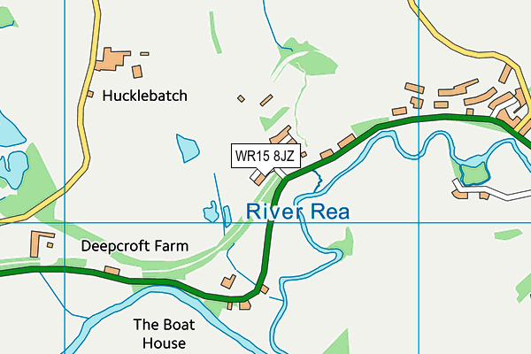WR15 8JZ map - OS VectorMap District (Ordnance Survey) WR15 8JZ map - OS VectorMap District (Ordnance Survey)