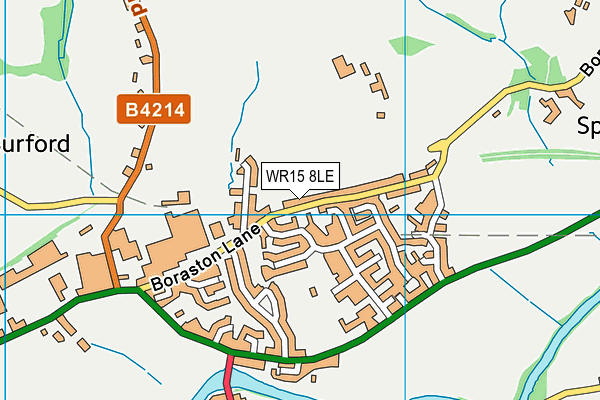 WR15 8LE map - OS VectorMap District (Ordnance Survey) WR15 8LE map - OS VectorMap District (Ordnance Survey)