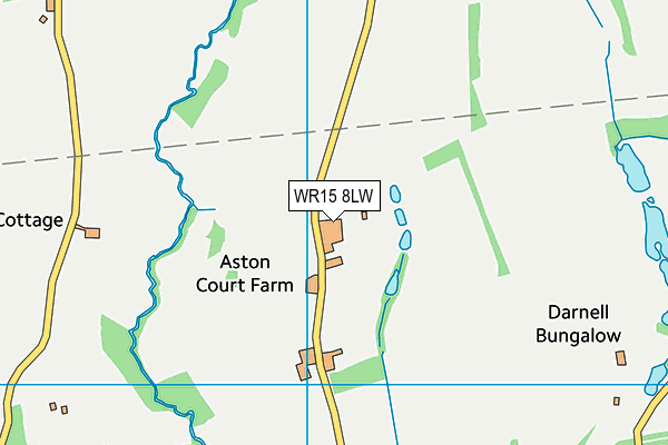 WR15 8LW map - OS VectorMap District (Ordnance Survey) WR15 8LW map - OS VectorMap District (Ordnance Survey)