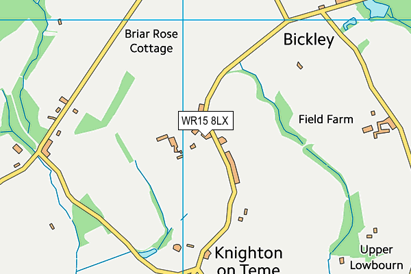WR15 8LX map - OS VectorMap District (Ordnance Survey) WR15 8LX map - OS VectorMap District (Ordnance Survey)