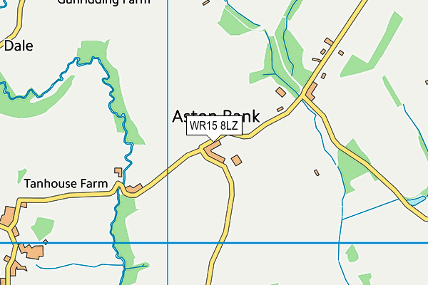 WR15 8LZ map - OS VectorMap District (Ordnance Survey) WR15 8LZ map - OS VectorMap District (Ordnance Survey)