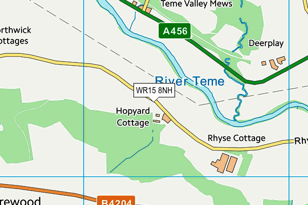 WR15 8NH map - OS VectorMap District (Ordnance Survey) WR15 8NH map - OS VectorMap District (Ordnance Survey)