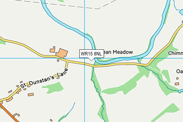 WR15 8NL map - OS VectorMap District (Ordnance Survey) WR15 8NL map - OS VectorMap District (Ordnance Survey)