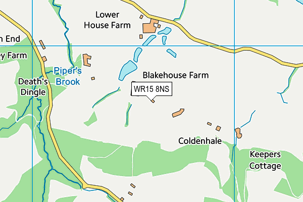 WR15 8NS map - OS VectorMap District (Ordnance Survey) WR15 8NS map - OS VectorMap District (Ordnance Survey)
