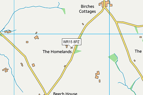 WR15 8PZ map - OS VectorMap District (Ordnance Survey) WR15 8PZ map - OS VectorMap District (Ordnance Survey)