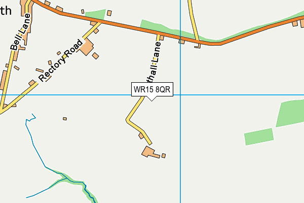 WR15 8QR map - OS VectorMap District (Ordnance Survey) WR15 8QR map - OS VectorMap District (Ordnance Survey)