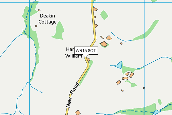 WR15 8QT map - OS VectorMap District (Ordnance Survey) WR15 8QT map - OS VectorMap District (Ordnance Survey)