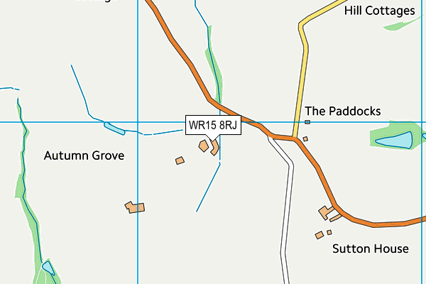 WR15 8RJ map - OS VectorMap District (Ordnance Survey) WR15 8RJ map - OS VectorMap District (Ordnance Survey)