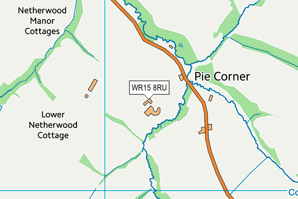 WR15 8RU map - OS VectorMap District (Ordnance Survey) WR15 8RU map - OS VectorMap District (Ordnance Survey)