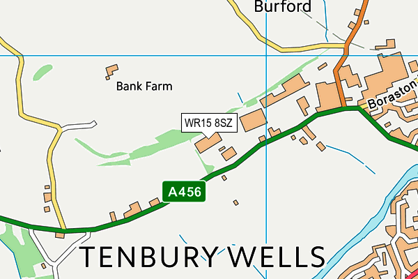 WR15 8SZ map - OS VectorMap District (Ordnance Survey) WR15 8SZ map - OS VectorMap District (Ordnance Survey)