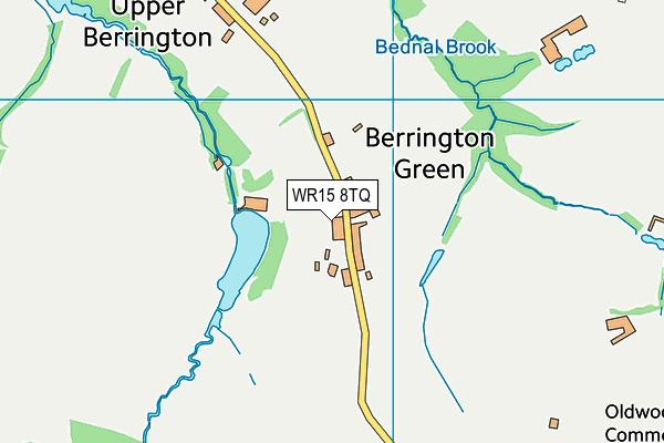 WR15 8TQ map - OS VectorMap District (Ordnance Survey) WR15 8TQ map - OS VectorMap District (Ordnance Survey)