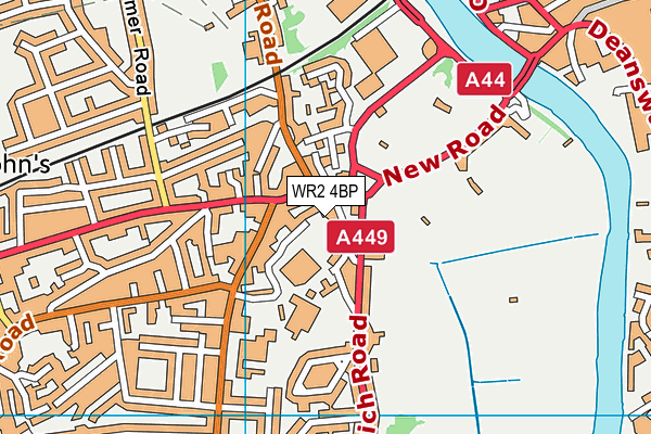 WR2 4BP map - OS VectorMap District (Ordnance Survey) WR2 4BP map - OS VectorMap District (Ordnance Survey)