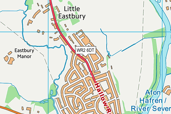 WR2 6DT map - OS VectorMap District (Ordnance Survey) WR2 6DT map - OS VectorMap District (Ordnance Survey)