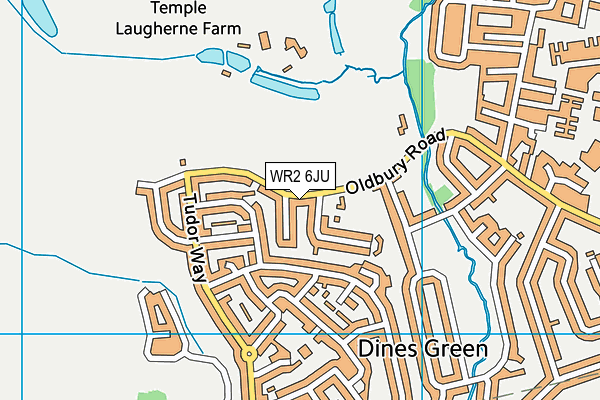 WR2 6JU map - OS VectorMap District (Ordnance Survey) WR2 6JU map - OS VectorMap District (Ordnance Survey)