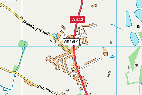 WR2 6LY map - OS VectorMap District (Ordnance Survey) WR2 6LY map - OS VectorMap District (Ordnance Survey)