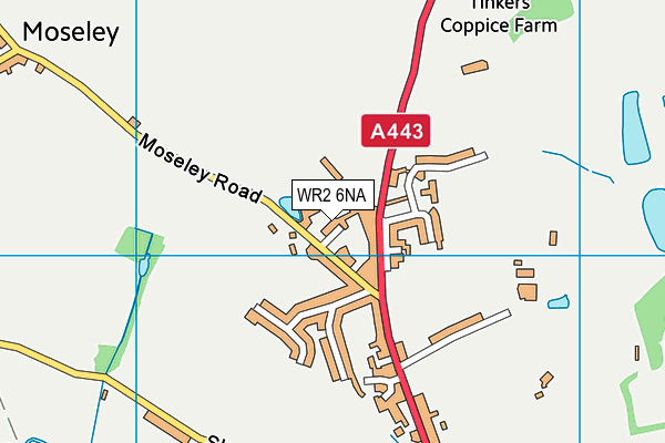 WR2 6NA map - OS VectorMap District (Ordnance Survey) WR2 6NA map - OS VectorMap District (Ordnance Survey)