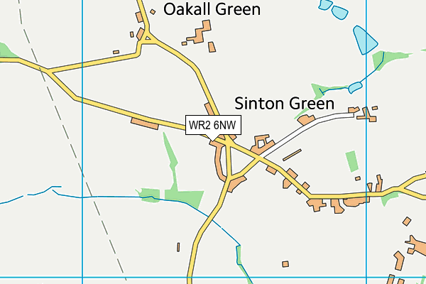 WR2 6NW map - OS VectorMap District (Ordnance Survey) WR2 6NW map - OS VectorMap District (Ordnance Survey)
