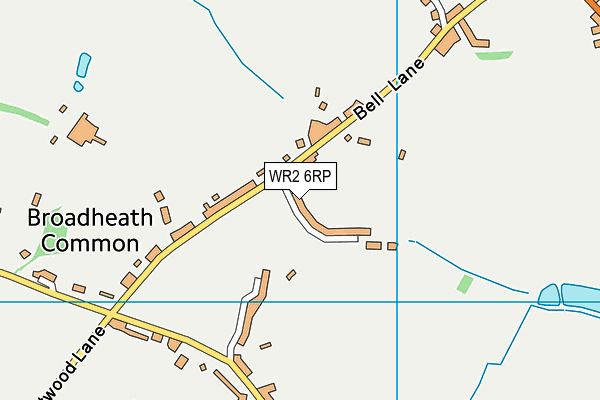 WR2 6RP map - OS VectorMap District (Ordnance Survey) WR2 6RP map - OS VectorMap District (Ordnance Survey)