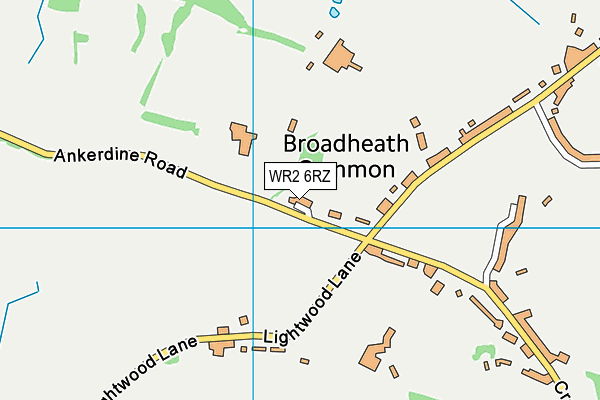 WR2 6RZ map - OS VectorMap District (Ordnance Survey) WR2 6RZ map - OS VectorMap District (Ordnance Survey)