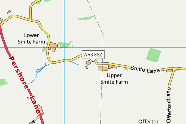 WR3 8SZ map - OS VectorMap District (Ordnance Survey)