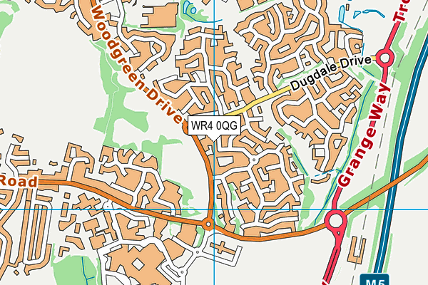 WR4 0QG map - OS VectorMap District (Ordnance Survey) WR4 0QG map - OS VectorMap District (Ordnance Survey)