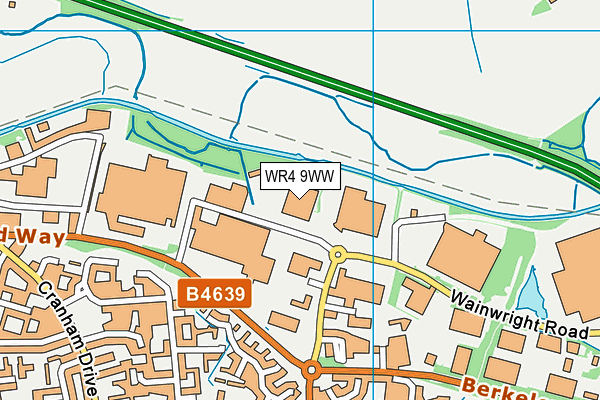 WR4 9WW map - OS VectorMap District (Ordnance Survey) WR4 9WW map - OS VectorMap District (Ordnance Survey)