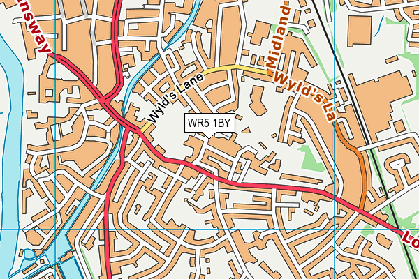 WR5 1BY map - OS VectorMap District (Ordnance Survey) WR5 1BY map - OS VectorMap District (Ordnance Survey)