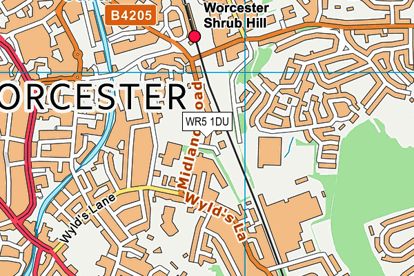 WR5 1DU map - OS VectorMap District (Ordnance Survey) WR5 1DU map - OS VectorMap District (Ordnance Survey)