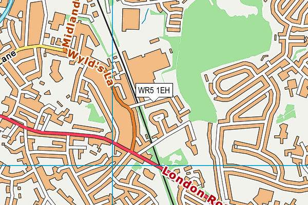 WR5 1EH map - OS VectorMap District (Ordnance Survey) WR5 1EH map - OS VectorMap District (Ordnance Survey)