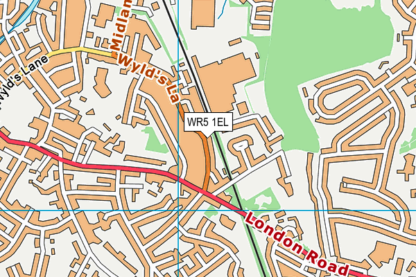 WR5 1EL map - OS VectorMap District (Ordnance Survey) WR5 1EL map - OS VectorMap District (Ordnance Survey)