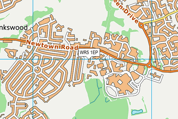 WR5 1EP map - OS VectorMap District (Ordnance Survey) WR5 1EP map - OS VectorMap District (Ordnance Survey)