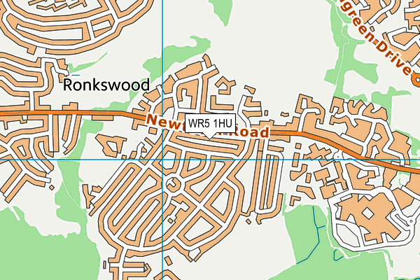 WR5 1HU map - OS VectorMap District (Ordnance Survey) WR5 1HU map - OS VectorMap District (Ordnance Survey)