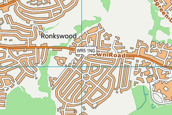 WR5 1NG map - OS VectorMap District (Ordnance Survey) WR5 1NG map - OS VectorMap District (Ordnance Survey)