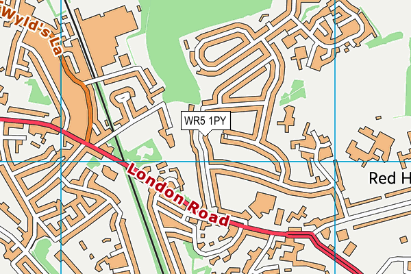 WR5 1PY map - OS VectorMap District (Ordnance Survey) WR5 1PY map - OS VectorMap District (Ordnance Survey)