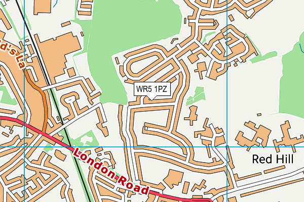 WR5 1PZ map - OS VectorMap District (Ordnance Survey) WR5 1PZ map - OS VectorMap District (Ordnance Survey)