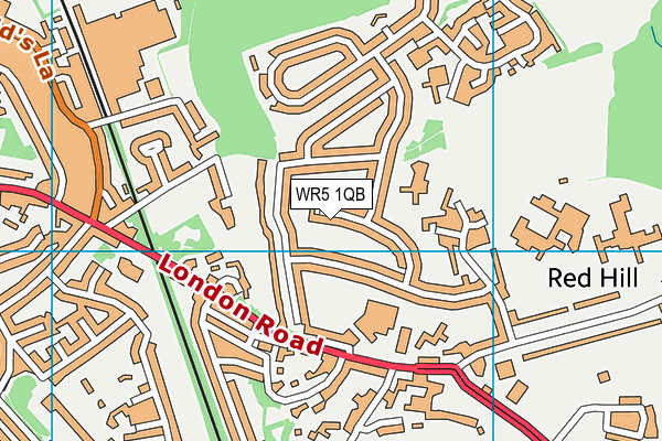 WR5 1QB map - OS VectorMap District (Ordnance Survey) WR5 1QB map - OS VectorMap District (Ordnance Survey)