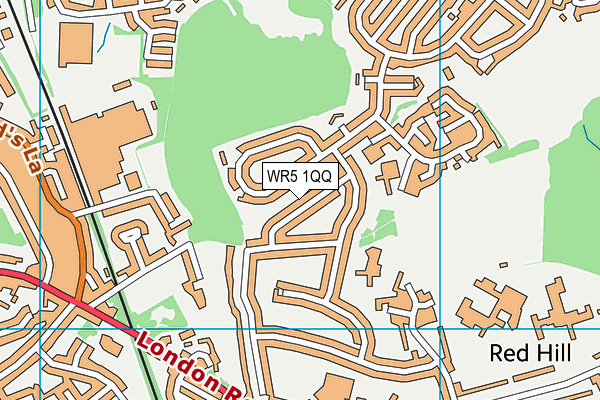 WR5 1QQ map - OS VectorMap District (Ordnance Survey) WR5 1QQ map - OS VectorMap District (Ordnance Survey)