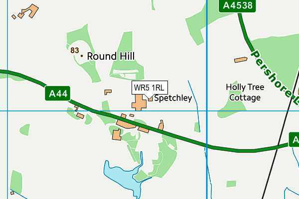 WR5 1RL map - OS VectorMap District (Ordnance Survey) WR5 1RL map - OS VectorMap District (Ordnance Survey)