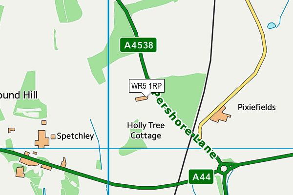 WR5 1RP map - OS VectorMap District (Ordnance Survey) WR5 1RP map - OS VectorMap District (Ordnance Survey)
