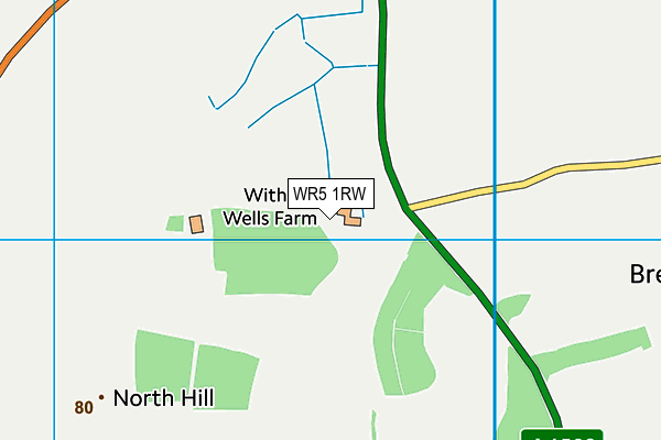 WR5 1RW map - OS VectorMap District (Ordnance Survey) WR5 1RW map - OS VectorMap District (Ordnance Survey)