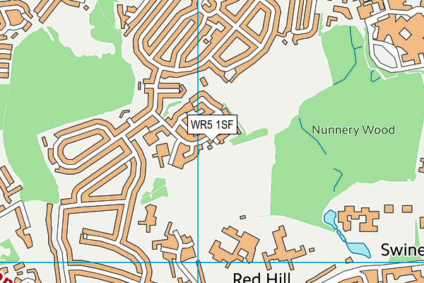 WR5 1SF map - OS VectorMap District (Ordnance Survey) WR5 1SF map - OS VectorMap District (Ordnance Survey)