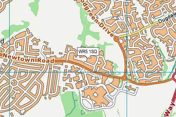 WR5 1SQ map - OS VectorMap District (Ordnance Survey) WR5 1SQ map - OS VectorMap District (Ordnance Survey)