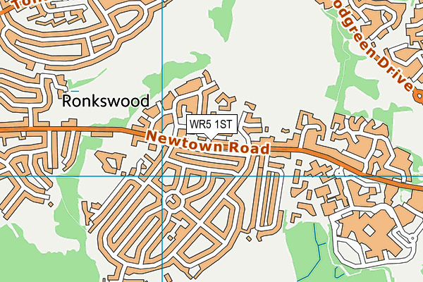 WR5 1ST map - OS VectorMap District (Ordnance Survey) WR5 1ST map - OS VectorMap District (Ordnance Survey)