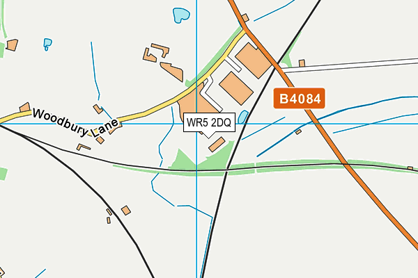 WR5 2DQ map - OS VectorMap District (Ordnance Survey) WR5 2DQ map - OS VectorMap District (Ordnance Survey)
