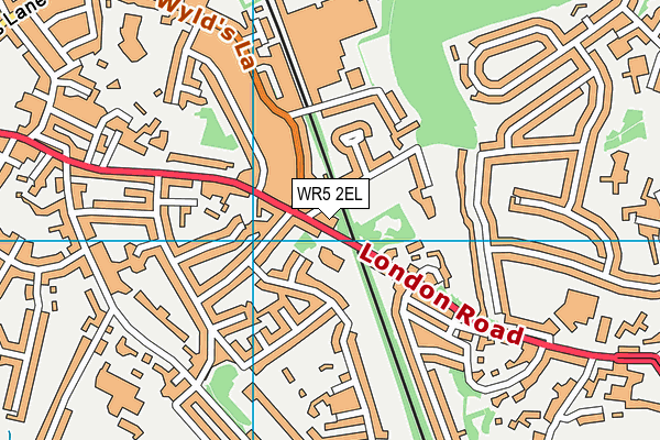 WR5 2EL map - OS VectorMap District (Ordnance Survey) WR5 2EL map - OS VectorMap District (Ordnance Survey)