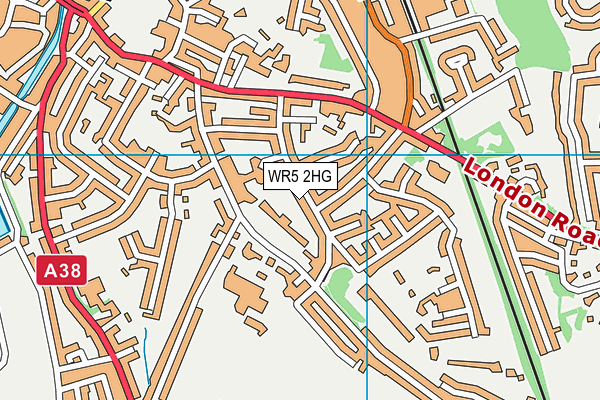 WR5 2HG map - OS VectorMap District (Ordnance Survey) WR5 2HG map - OS VectorMap District (Ordnance Survey)