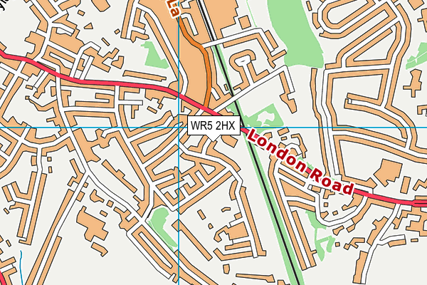 WR5 2HX map - OS VectorMap District (Ordnance Survey) WR5 2HX map - OS VectorMap District (Ordnance Survey)