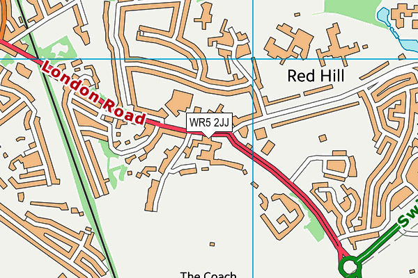 WR5 2JJ map - OS VectorMap District (Ordnance Survey) WR5 2JJ map - OS VectorMap District (Ordnance Survey)