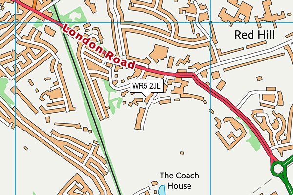 WR5 2JL map - OS VectorMap District (Ordnance Survey) WR5 2JL map - OS VectorMap District (Ordnance Survey)